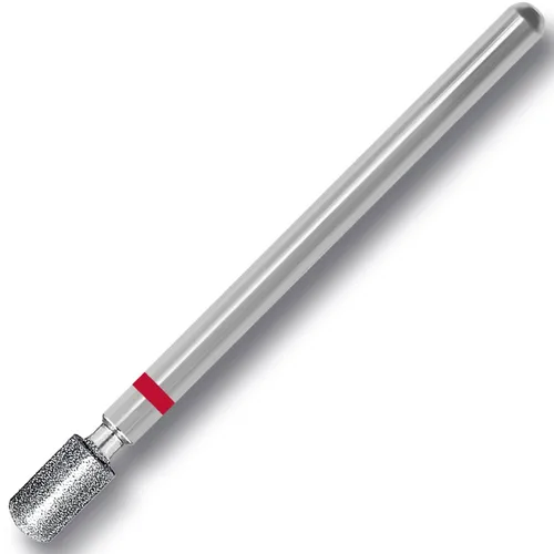 Miniatura 8 de Broca de uñas de diamante de 3/32 pulgadas, broca profesional de forma cilíndrica plana para uñas de gel acrílico, manicura seca, pedicura