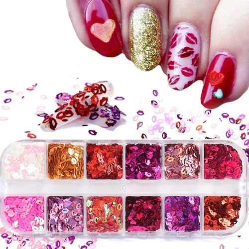 Miniatura 8 de Polvo luminoso de uñas de 12 colores, pigmento fluorescente holográfico, brillo holográfico, arte de uñas, diseño de polvo, suministros de uñas
