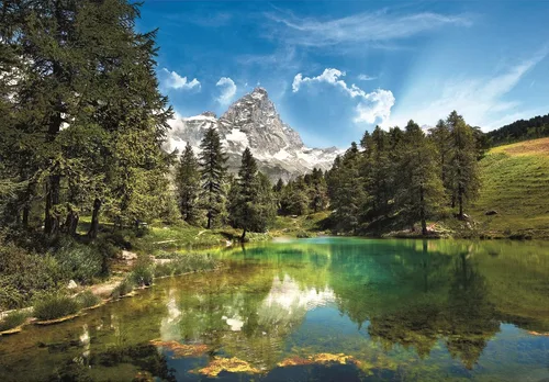 Miniatura 2 de Clementoni - 31680 - Colección - El Lago Azul - 1500 Piezas, Multicolor