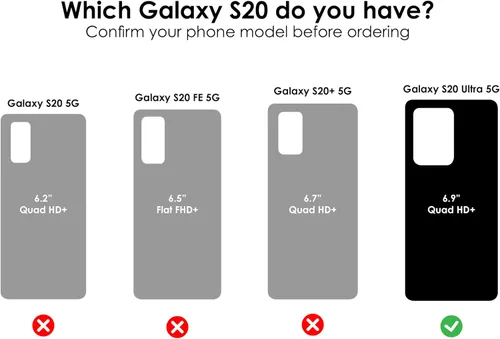 Miniatura 2 de OtterBox Defender Series - Funda sin pantalla para Galaxy S20 Ultra/Galaxy S20 Ultra 5G (solo no compatible con ningún otro modelo de Galaxy S20)