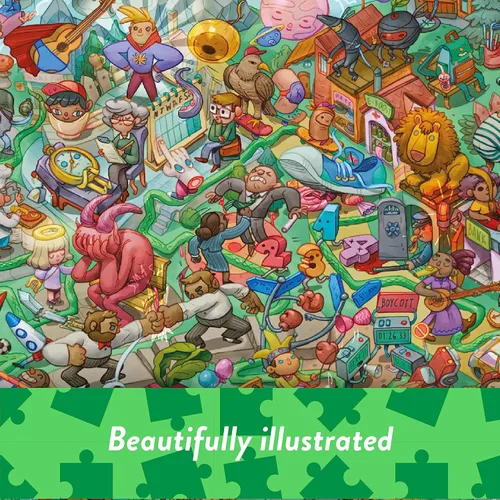Miniatura 4 de Big Potato Video Game Valley: rompecabezas para adultos (1000 piezas) lleno de 101 acertijos para resolver (PUZVID01US)