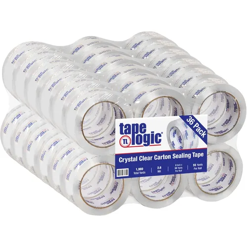 Miniatura 9 de Aviditi Tape Logic - Cinta de embalaje transparente de 2 pulgadas x 55 yardas, 2.6 mil, resistente, paquete de 12, perfecta para embalaje, envío