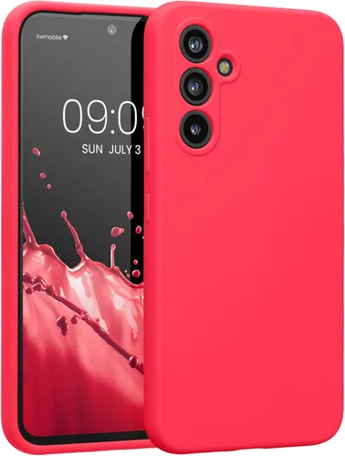 Miniatura 103 de kwmobile Funda compatible con Samsung Galaxy A13 4G - Funda delgada de silicona TPU - Acabado suave al tacto - Amarillo radiante
