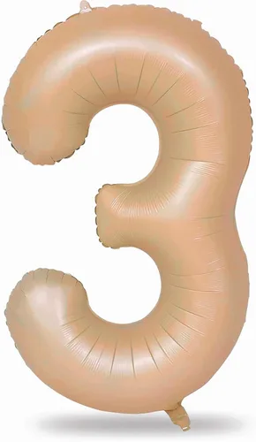 Miniatura 211 de Globo dorado champán con el número 5, globos de aluminio autoinflables grandes de 40 pulgadas del 0 al 9, globo de helio digital 5 dorado claro