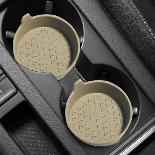 4 Paquetes Portavasos de Silicona para Portavasos de Automóvil, Portavasos para Portavasos de Automóvil, Portavasos Universales Extraíbles para