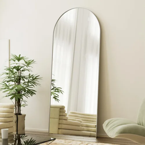 Miniatura 14 de BEAUTYPEAK Espejo de longitud completa de 64 x 21 pulgadas, espejo de cuerpo completo, espejos de pared para colgar o inclinarse con parte superior