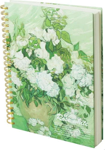 Miniatura 8 de Starry Night Aesthetic Art Mix - Cuaderno de bocetos de papel grueso sin ácidos, 98 libras/5.64 oz/m², 1 paquete de cuaderno A4 con espiral en Noche