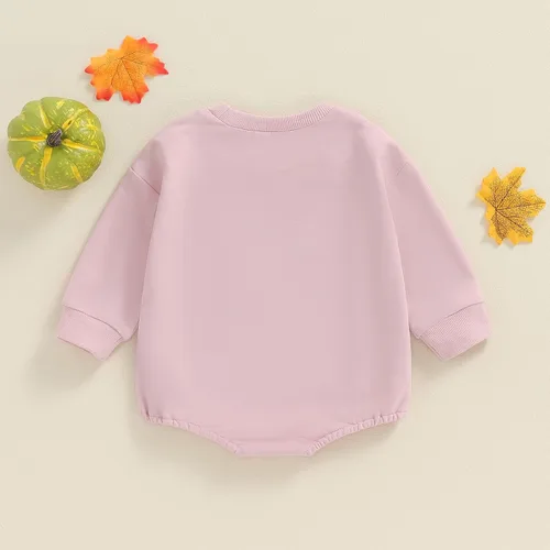 Miniatura 58 de FYBITBO Traje de Halloween para recién nacido, niña y niño, espeluznante temporada, mameluco con burbujas para otoño, Halloween, ropa de bebé