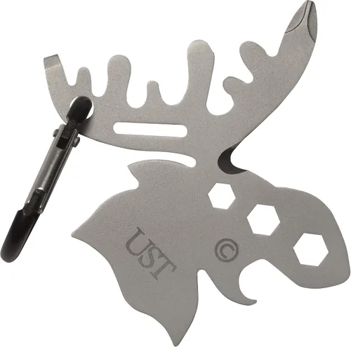 Miniatura 27 de UST Tool-a-Long - Mosquetones multiherramienta con construcción duradera y compacta de acero inoxidable para senderismo, kayak, campamento, viajes