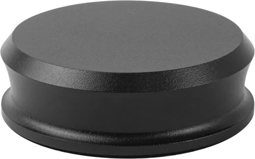 Hudson Hi-Fi SmallBen - Estabilizador de peso con almohadilla protectora de cuero, peso de vinilo de 9 onzas, estabilizador LP duradero y elegante,