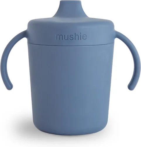 Miniatura 10 de mushie - Vaso entrenador para bebés Fabricado en Dinamarca Tapa con torsión resistente a fugas y asas 6 meses + (salvia)
