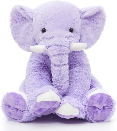 Miniatura 8 de MorisMos Animal de Peluche Elefante Grande, Compañero de Peluche Suave de Elefante de 19.6 Pulgadas, Regalos para Niñas y Niños, Azul
