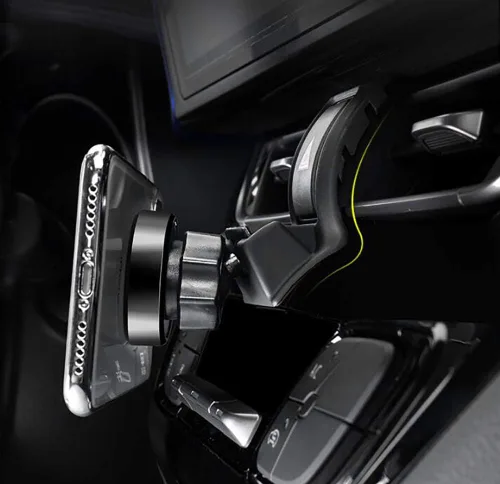 Miniatura 2 de BEERTE Soporte para teléfono compatible con Toyota CHR 2025-2017 con ventilación de aire ajustable para salpicadero de automóvil, soporte