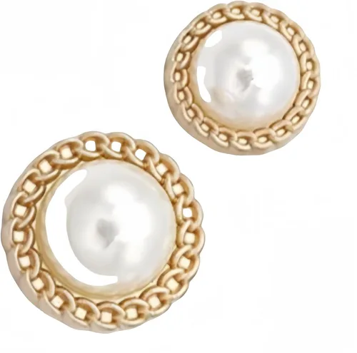 Miniatura 12 de 5 piezas de botones de oro con perlas de metal para mujer, botones para abrigo de suéter, decoración para ropa, accesorios de costura y manualidades