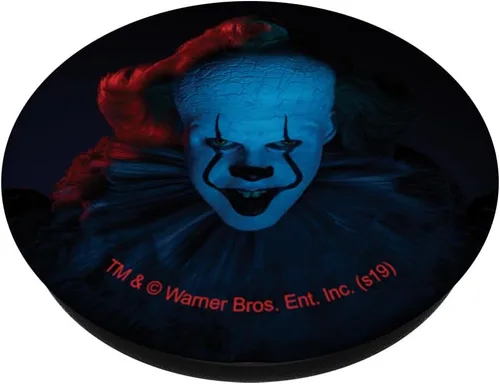 Miniatura 2 de IT: Capítulo 2 Azul Pennywise PopSockets agarre y soporte para teléfonos y tabletas, Negro