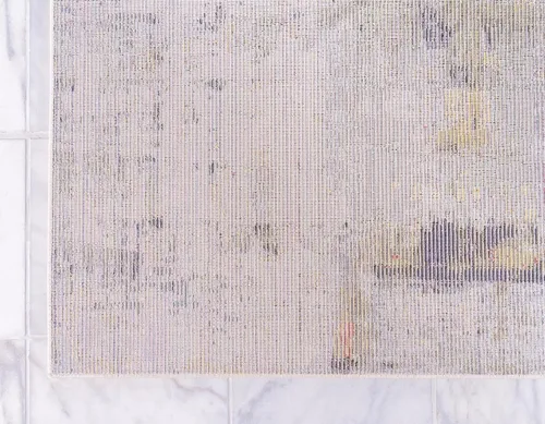 Miniatura 8 de Tapete abstracto Unique Loom, colección Estrella, moderno, multiárea, Polipropileno, Gris