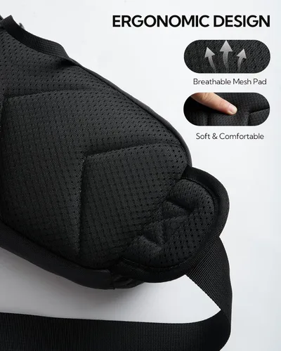 Miniatura 3 de WATERFLY Riñonera de Cintura: Mochila de Senderismo con Soporte para Botella de Agua y Correa, Riñonera para Hidratación para Hombres y Mujeres