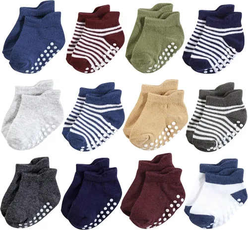 Miniatura 12 de Hudson Baby Calcetines antideslizantes unisex para bebé, Rosado Multi Girl