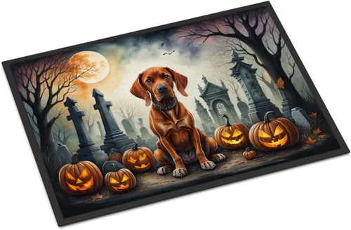 Miniatura 10 de Caroline's Treasures DAC2011MAT - Felpudo de Halloween espeluznante con diseño de Beagle, de 18 x 27 pulgadas, para interiores y exteriores