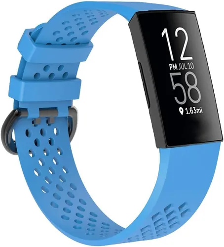 Miniatura 14 de Bandas de repuesto compatibles con Fitbit Charge 4/Fitbit Charge 3 para mujeres y hombres, pulseras deportivas de silicona para mujeres y hombres