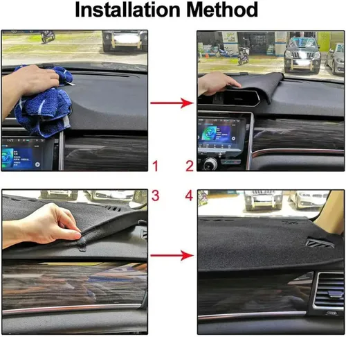 Miniatura 6 de KAYJAE Cubierta de salpicadero, para Nissan para X-Trail T32 2014-2018 2019 2020, cubierta antideslizante para salpicadero, accesorios interiores