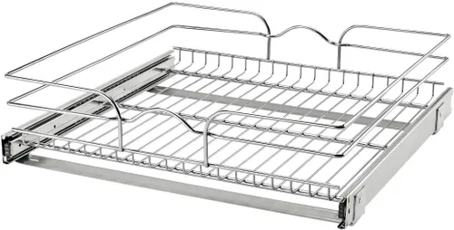 Miniatura 16 de Rev-A-Shelf Estante extraíble para armario de cocina de 2 niveles y organizador de cajones, cesta de almacenamiento de despensa deslizante en varios