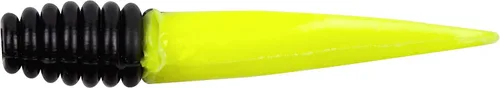 Miniatura 19 de Bobby Garland Slab Slay'R Señuelo de pesca de plástico suave para crappie, equipo de pesca y accesorios, 2 pulgadas, Chartreuse Silver Chartreuse