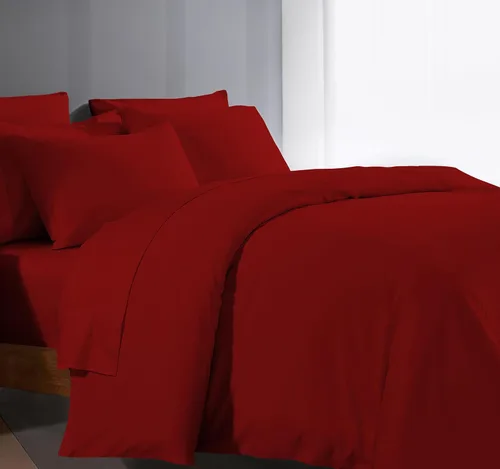 Miniatura 9 de Juego de funda de edredón de 3 piezas con 2 fundas de almohada de 800 hilos, 100% algodón, extra larga, para cama de tamaño Queen de gran
