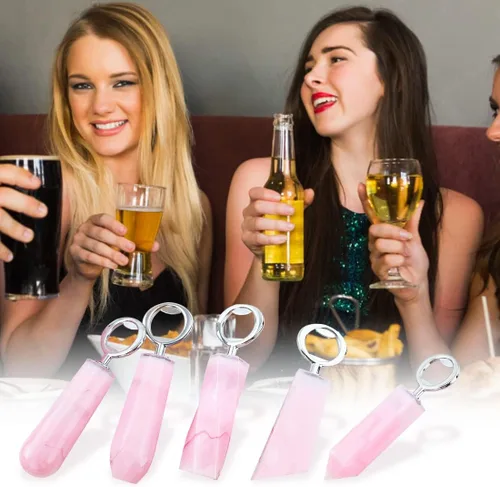 Miniatura 6 de Kit de 5 piezas de insertos para abridor de botellas, accesorios de acero inoxidable, abridor de botellas en blanco, herrajes metálicos