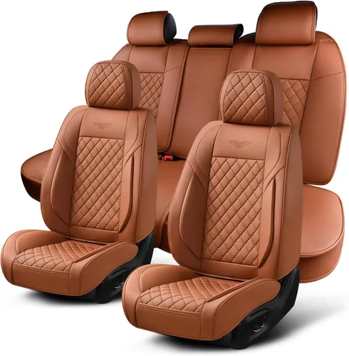 Miniatura 14 de Fundas de Asiento de Automóvil Accesorios Asiento Delantero Protector de Cojín de Cuero Transpirable Impermeable Funda de Asiento para Automóviles