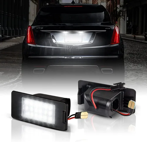 Miniatura 10 de Luces LED SMD completas para matrícula compatibles con Audi A3 S3 A4 S4 A6 S6 C6 A8 S8 Q7 RS4, lámparas de número de placa Avant quattro Cabriolet