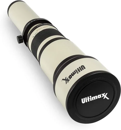 Miniatura 2 de Ultimaxx Kit de lentes de zoom manual Professional Deluxe de 25.591-51.181 in (con 2 convertidores de 51.181-102.362 in) para Canon EOS 9000D 800D