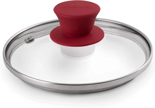 Miniatura 16 de Cuisinel Tapa de cristal – 6 pulgadas – Compatible con Lodge – Funda de repuesto templada totalmente montada – Apto para horno para sartenes – Para