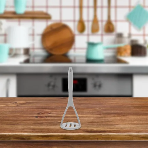 Miniatura 7 de UPKOCH Triturador de papas de silicona, herramienta de cocina resistente y antiarañazos para puré de papas, frutas y verduras con agarre suave, apto