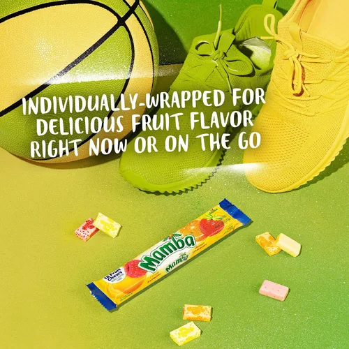 Miniatura 4 de Mamba Caramelos masticables de frutas, 3.73 onzas, 24 piezas (paquete de 24)