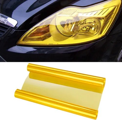 Película de tinte autoadhesiva para luces de automóvil de 11.88×48 pulgadas, película de tinte para luz de freno, faro, luz trasera, luz antiniebla,