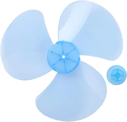 Miniatura 18 de Reemplazo de la hoja del ventilador de plástico para ventilador de pie ventilador de mesa accesorios generales con cubierta de tuerca negro A 10