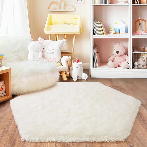 Miniatura 36 de Alfombras de Pasillo para Dormitorio 2x6 pies Alfombras de Pasillo para Pasillos Antideslizantes Suaves de Pelo Largo Alfombra de Cabecera, Alfombra