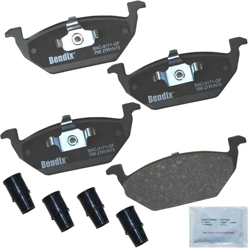 Miniatura 245 de Pastillas de freno delanteras cerámicas Bendix Priority1 CFC2302 para Hyundai Elantra 2021, Sonata 2022-2020, Kia K5 2023-2021