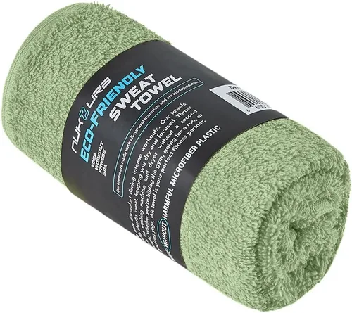 Miniatura 9 de NUKURA Toalla de sudor de gimnasio de 12 x 40 pulgadas, 450 GSM, 100% algodón, alta absorción, entrenamiento extrasuave y de secado rápido, yoga