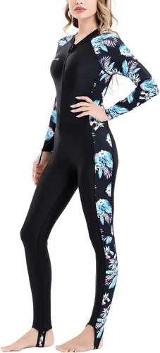 Miniatura 10 de Traje de neopreno para buceo para mujeres y hombres, traje de baño del cuerpo completo, traje de baño delgado, protección UV de una pieza, secado