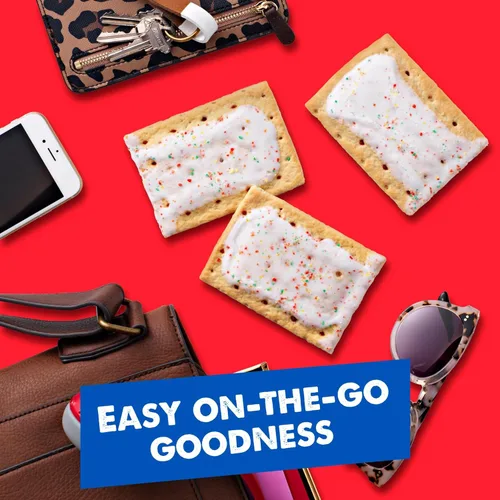 Miniatura 11 de Pop-Tarts - Tostadas, alimentos para el desayuno, bocadillos para niños, paquete variado, caja de 54.1oz (32 unidades)