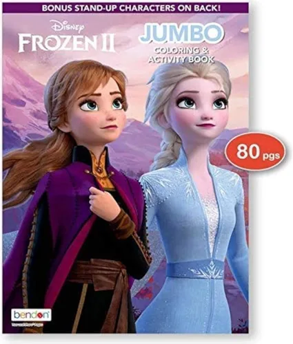 Bendon Frozen 2 Libro para colorear Disney Artes y manualidades, juego de regalo para pintar, papel perforado - Juego educativo saludable, para