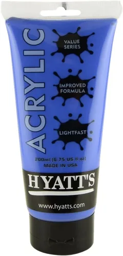 Miniatura 40 de Hyatt's Alizarine - Pintura acrílica carmesí Tubo de pintura acrílica de 2.5 fl oz de grado artístico Secado rápido y pintura no tóxica