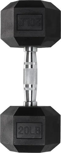 Miniatura 7 de Iron Crush Mancuernas hexagonales – Pesas recubiertas de PVC, asas moleteadas cromadas, mancuernas hexagonales fijas – entrenamiento, ejercicio