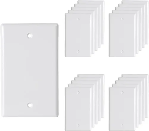 Miniatura 22 de Placa de pared Decora sin tornillos de 4 segmentos, placa frontal eléctrica para interruptor de luz, interruptor inteligente, receptáculo