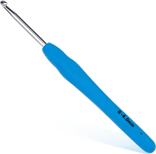 Miniatura 26 de SHWAKK Small Crochet Hook, 0.5 mm Lace Ergonomic Crochet Hook, Tiny Crochet Needles for Arthritic Hands, Knitting Needles with Soft Handle Beginners