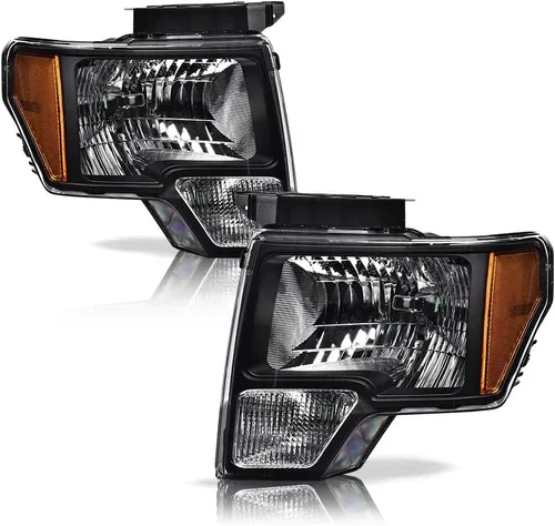 Miniatura 19 de PIT66 Conjunto de faros delanteros LED compatible con Ford F150 2009 2010 2011 2012 2013 2014, lente transparente para conductor y pasajero, carcasa