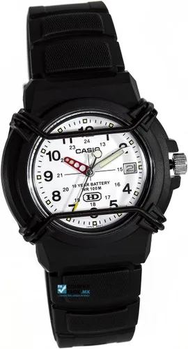 Miniatura 2 de Casio HDA600B-7BV Reloj de cuarzo de resina negra para hombre con esfera blanca, Azul, Reloj analógico, reloj de cuarzo