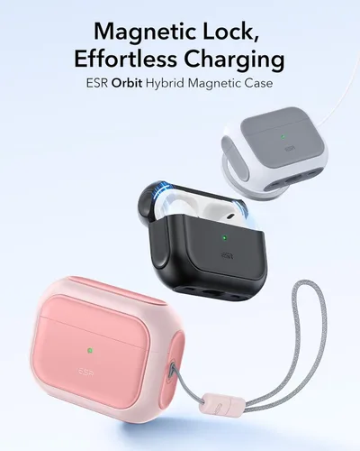 Miniatura 3 de ESR Funda para AirPods Pro 2, compatible con Funda de AirPods Pro de 2ª/1ª generación (2023/2022/2019), compatible con MagSafe, cubierta de Rosa